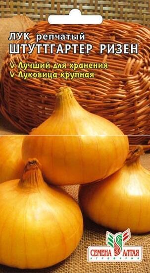 распродажа Лук репчатый Штуттгартер Ризен, производство Семена Алтая